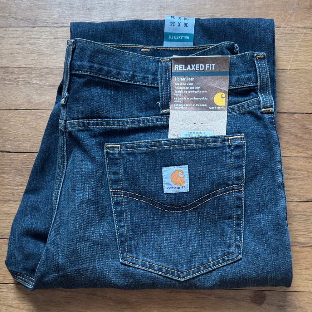 Carhartt Men's Relaxed Fit Holter Jeans - Picture 7 of 10